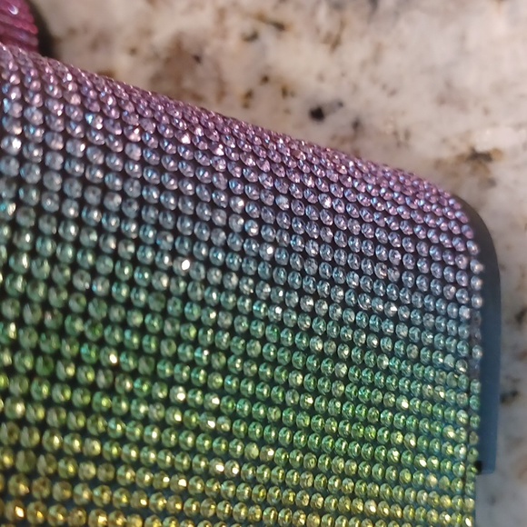 Jessica Simpson Arlisa Rainbow Rhinestone Wedge Heel 🌈 Pride Size 10 - Picture 16 of 16